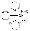 CAS#: 19974-71-1， (3-Methoxy-2-Piperidyl)-Diphenyl-Methanol Hydrochloride