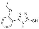 structure of CAS# 19982-35-5, 5-(2-Ethoxy-Phenyl)-4H-[1,2,4]Triazole-3-Thiol;Cbmicro_014011;Bim-0013787.P001;5-(2-Ethoxyphenyl)-4H-1,2,4-Triazole-3-Thiol