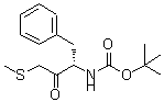 结构式 CAS# 200190-95-0, [(2S)-4-(甲硫基)-3-氧代-1-苯基-2-丁烷基]氨基甲酸叔丁酯