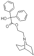 CAS 登录号：2002-30-4， 2-(9-氮杂双环[3.3.1]壬烷-9-基)乙基2-羟基-2,2-二(苯基)乙酸酯
