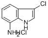 CAS#: 200482-54-8， 7-Amino-3-Chloroindole Hydrochloride