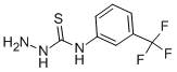 结构式 CAS# 20069-30-1, N-[3-(三氟甲基)苯基]-肼基硫代甲酰胺