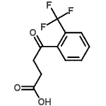 结构式 CAS# 200725-09-3, 4-氧代-4-[2-(三氟甲基)苯基]丁酸