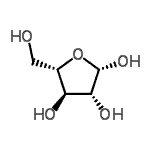 CAS#: 20074-49-1， beta-L-Arabinofuranose