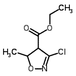 CAS#: 201138-38-7， Ethyl 3-Chloro-5-Methyl-4,5-Dihydro-1,2-Oxazole-4-Carboxylate