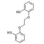 structure of CAS# 20115-81-5, 2,2'-[1,2-Ethanediylbis(Oxy)]Diphenol;1,2-BIS(2-HYDROXYPHENOXY)ETHANE;2,2'-Ethylenedioxydiphenol;ZINC02030380