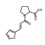 CAS#: 201156-86-7， 1-[(2E)-3-(2-Furyl)-2-Propenoyl]Proline