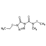 CAS#: 201292-46-8， 4-Ethoxy-N-Methoxy-N-Methyl-5-Oxo-4,5-Dihydro-1H-Tetrazole-1-Carboxamide