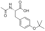 structure of CAS# 201292-99-1, N-Acetyl-O-(1,1-Dimethylethyl)-L-Tyrosine;N-ALPHA-ACETYL-O-T-BUTYL-L-TYROSINE;ACETYL-O-T-BUTYL-L-TYROSINE;AC-TYROSINE(TBU)-OH