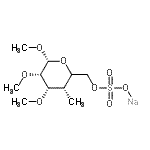 CAS#: 201346-23-8， Sodium Methyl (5xi)-4-Deoxy-4-Methyl-2,3-Di-O-Methyl-6-O-Sulfonato-alpha-L-Ribo-Hexopyranoside