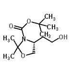 CAS#: 201404-86-6， 2-Methyl-2-Propanyl (4R)-4-(2-Hydroxyethyl)-2,2-Dimethyl-1,3-Oxazolidine-3-Carboxylate