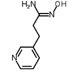 CAS#: 201546-79-4， N-Hydroxy-3-(3-Pyridinyl)Propanimidamide