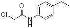 structure of CAS# 20172-36-5, 2-Chloro-N-(4-Ethylphenyl)Acetamide;2-chloro-N-(4-ethylphenyl)acetamide;2-Chloro-N-(4-ethyl-phenyl)-acetamide;MFCD00028177