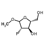 CAS#: 20187-73-9， Methyl 2-Deoxy-2-Fluoro-D-Arabinofuranoside