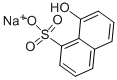 structure of CAS# 20215-36-5, 1-Naphthol-8-Sulfonic Acid Sodium Salt;Sodium 8-Hydroxy-1-Naphthalenesulfonate;Sodium 8-Hydroxynaphthalene-1-Sulphonate