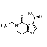 CAS#: 202211-08-3， 5-Ethyl-4-Oxo-4,5,6,7-Tetrahydrofuro[3,2-c]Pyridine-3-Carboxylic Acid