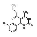 CAS#: 202277-52-9， Ethyl 4-(3-Bromophenyl)-6-Methyl-2-Oxo-1,2,3,4-Tetrahydro-5-Pyrimidinecarboxylate