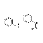CAS#: 20232-79-5， 4-Pyridinaminium 4-Pyridinylcarbamodithioate