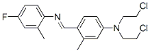 CAS#: 2024-08-0， N,N-Bis(2-Chloroethyl)-4-[(4-Fluoro-2-Methylphenyl)Iminomethyl]-3-Methylaniline