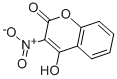 结构式 CAS# 20261-31-8, 4-羟基-3-硝基-2H-1-苯并吡喃-2-酮