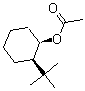 结构式 CAS# 20298-69-5, (1R,2R)-rel-2-(1,1-二甲基乙基)-环己醇乙酸酯