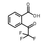 结构式 CAS# 203124-56-5, 2-(三氟乙酰基)苯甲酸