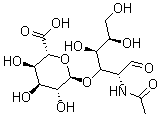 CAS#: 20314-62-9， (2R,3S,4S,5R,6R)-6-[(2R,3R,4S,5R)-2-Acetamido-4,5,6-trihydroxy-1-oxohexan-3-yl]oxy-3,4,5-trihydroxyoxane-2-carboxylic acid