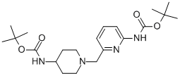 CAS#: 203321-87-3， [6-[[4-[[(1,1-Dimethylethoxy)Carbonyl]Amino]-1-Piperidinyl]Methyl]-2-Pyridinyl]-Carbamicacid 1,1-Dimethylethyl Ester