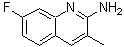 structure of CAS# 203506-29-0, 7-Fluoro-3-Methyl-2-Quinolinamine;2-Amino-6<wbr>-tert-but<wbr>yl-N-cycl<wbr>ohexyl-4,<wbr>5,6,7-tet<wbr>rahydrobe<wbr>nzo[b]thi<wbr>ophene-3-<wbr>carboxami<wbr>de;2-Amino-7-fluoro-3-methyl-1-azanaphthalene;7-fluoro-3-methyl-2-quinolylamine