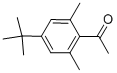 structure of CAS# 2040-10-0, 1-[4-(1,1-Dimethylethyl)-2,6-Dimethylphenyl]-Ethanone;1-(4-Tert-Butyl-2,6-Dimethyl-Phenyl)Ethanone;4'-Tert-Butyl-2',6'-Dimethylacetophenone;451495_Aldrich