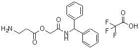 CAS#: 204063-33-2， 2-[(Diphenylmethyl)amino]-2-oxoethyl beta-alaninate trifluoroacetate (1:1)