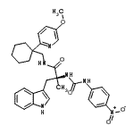 CAS#: 204067-01-6， N-{[1-(5-Methoxy-2-Pyridinyl)Cyclohexyl]Methyl}-alpha-Methyl-Nalpha-[(4-Nitrophenyl)Carbamoyl]-L-Tryptophanamide