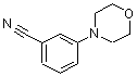 结构式 CAS# 204078-31-9, 3-(4-吗啉基)苯甲腈