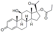 CAS#: 20424-00-4， (11beta)-11-Hydroxy-17-(1-Oxopropoxy)-Pregna-1,4-Diene-3,20-Dione