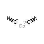 structure of CAS# 20427-11-6, Cobalt(2+) Dicyanide;cobalt dicyanide;COBALT(II) CYANIDE;シアン化コバルト(II)