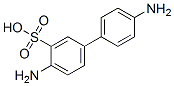 structure of CAS# 2051-89-0, Benzidine-3-Sulfuric Acid;(1,1'-Biphenyl)-3-Sulfonic Acid, 4,4'-Diamino-;4,4'-Diamino(1,1'-Biphenyl)-3-Sulphonic Acid;4-14-00-02806 (Beilstein Handbook Reference)