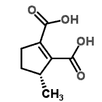 CAS#: 20512-96-3， (3R)-3-Methyl-1-Cyclopentene-1,2-Dicarboxylic Acid