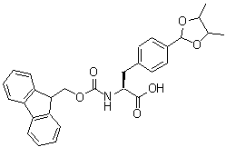 CAS#: 205184-79-8， 4-(4,5-Dimethyl-1,3-Dioxolan-2-Yl)-N-[(9H-Fluoren-9-Ylmethoxy)Carbonyl]-L-Phenylalanine
