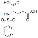 结构式 CAS# 20531-37-7, (R)-(-)-N-(苯基磺酰基)谷氨酸