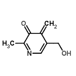 CAS#: 205321-07-9， 5-(Hydroxymethyl)-2-Methyl-4-Methylene-3(4H)-Pyridinone