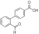 structure of CAS# 205871-49-4, 2'-Formyl-[1,1'-Biphenyl]-4-carboxylic Acid;2'-FORMYL[1,1'-BIPHENYL]-4-CARBOXYLIC ACID;2'-FORMYL-BIPHENYL-4-CARBOXYLIC ACID;4-(2-Formylphenyl)Benzoic Acid