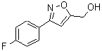 结构式 CAS# 206055-89-2, 3-(4-氟苯基)-5-异恶唑甲醇