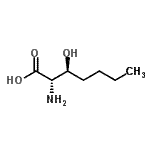 CAS#: 206191-54-0， (2S,3S)-2-Amino-3-Hydroxyheptanoic Acid