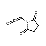 CAS 登录号：206535-32-2， 1-(2-氧代乙烯基)-2,5-吡咯烷二酮