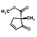 CAS#: 206755-00-2， Methyl (1S)-1-Methyl-2-Oxo-3-Cyclopentene-1-Carboxylate