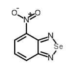 结构式 CAS# 20718-41-6, 4-硝基-2,1,3-苯并硒二唑
