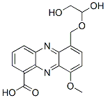 structure of CAS# 2072-68-6, 6-(1,2-Dihydroxyethoxymethyl)-9-Methoxyphenazine-1-Carboxylic Acid;6-(1,2-Dihydroxyethoxymethyl)-9-Methoxy-Phenazine-1-Carboxylic Acid;6-(1,2-Dihydroxyethoxymethyl)-9-Methoxy-1-Phenazinecarboxylic Acid;Griseolutein B