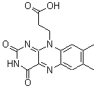 CAS#: 20781-13-9， 3-(7,8-Dimethyl-2,4-Dioxobenzo[g]Pteridin-10-Yl)Propanoic Acid