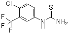 structure of CAS# 207919-03-7, 1-[4-Chloro-3-(Trifluoromethyl)Phenyl]Thiourea;(4-CHLORO-3-TRIFLUOROMETHYL)PHENYLTHIOUREA;(4-Chloro-3-trifluoromethyl-phenyl)-thiourea;1-[4-Chloro-3-(trifluoromethyl)phenyl]-2-thiourea