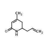 CAS#: 207970-65-8， 6-Allyl-4-Methyl-5,6-Dihydro-2(1H)-Pyridinone